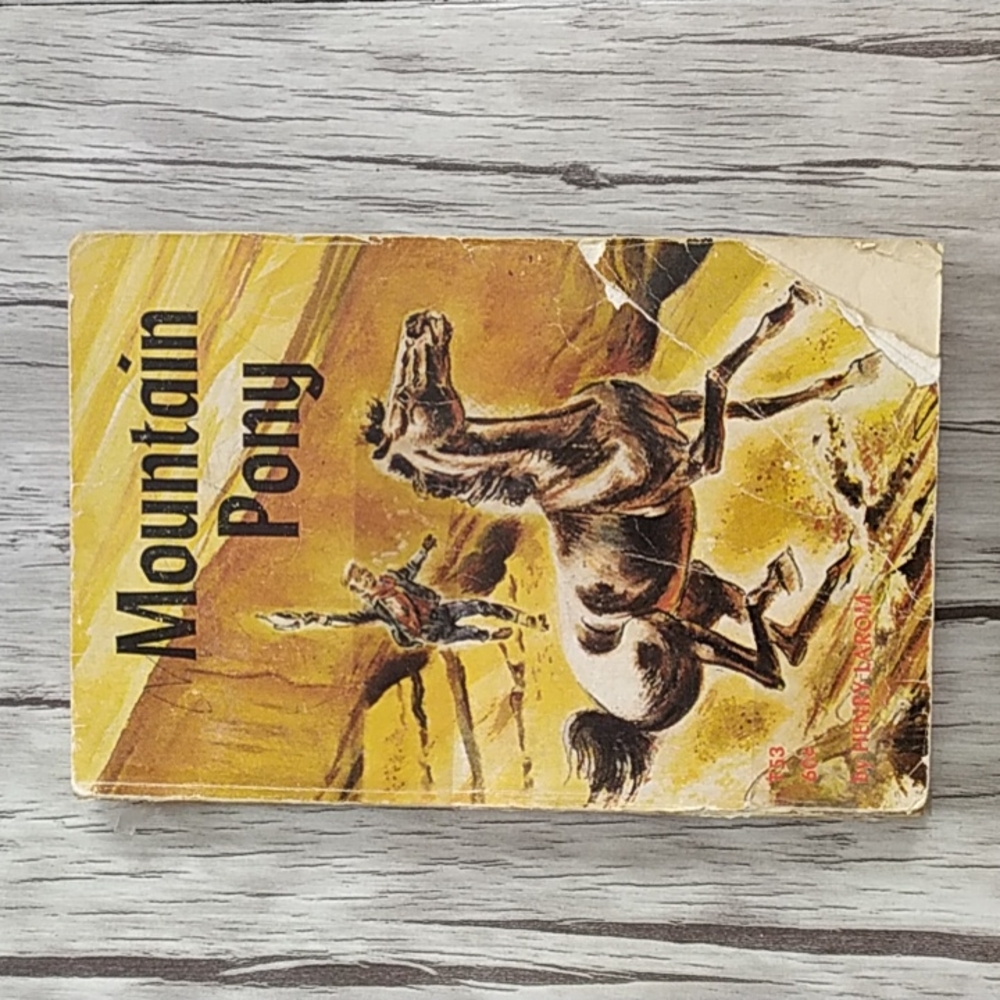 ✴️2 for $10✴️Vintage Paperback Mountain Pony by Henry Larom